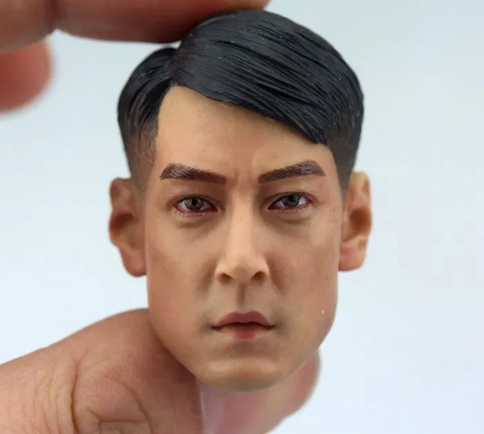 Daniel Wu Head Carving 1/6 Scale Short Hair Handsome Boy Male Soldier Head Sculpt Fit for 12in Phicen Tbleague Toy