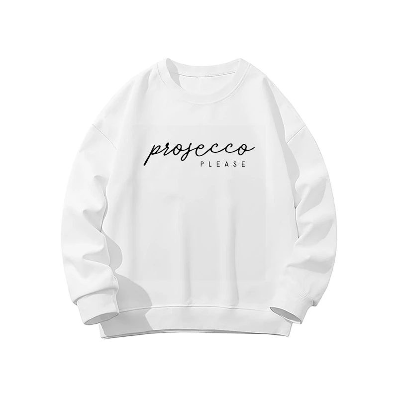 秋冬快適なパーカープロセッコ服女性の男性グラフィックカジュアルクルーネック半袖プルオーバースウェットシャツ 2026