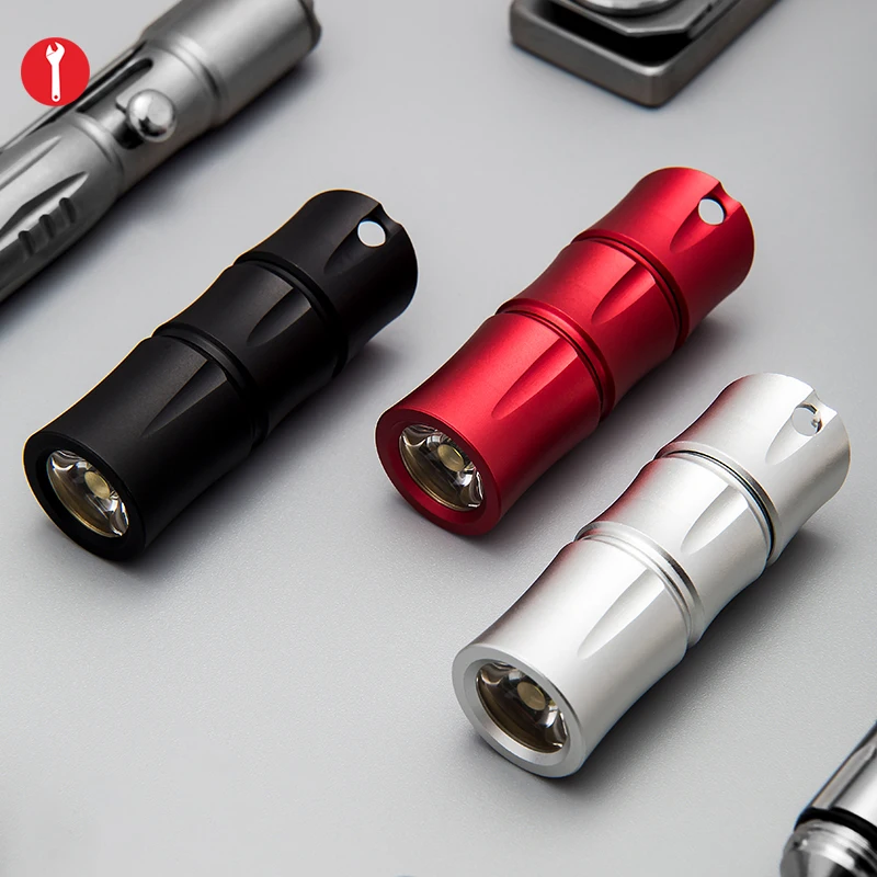 Strong Light Flashlight Usb Rechargeable Mini Small Dedicated Outdoor Portable Durable Titanium Aluminum Alloy Flashlight