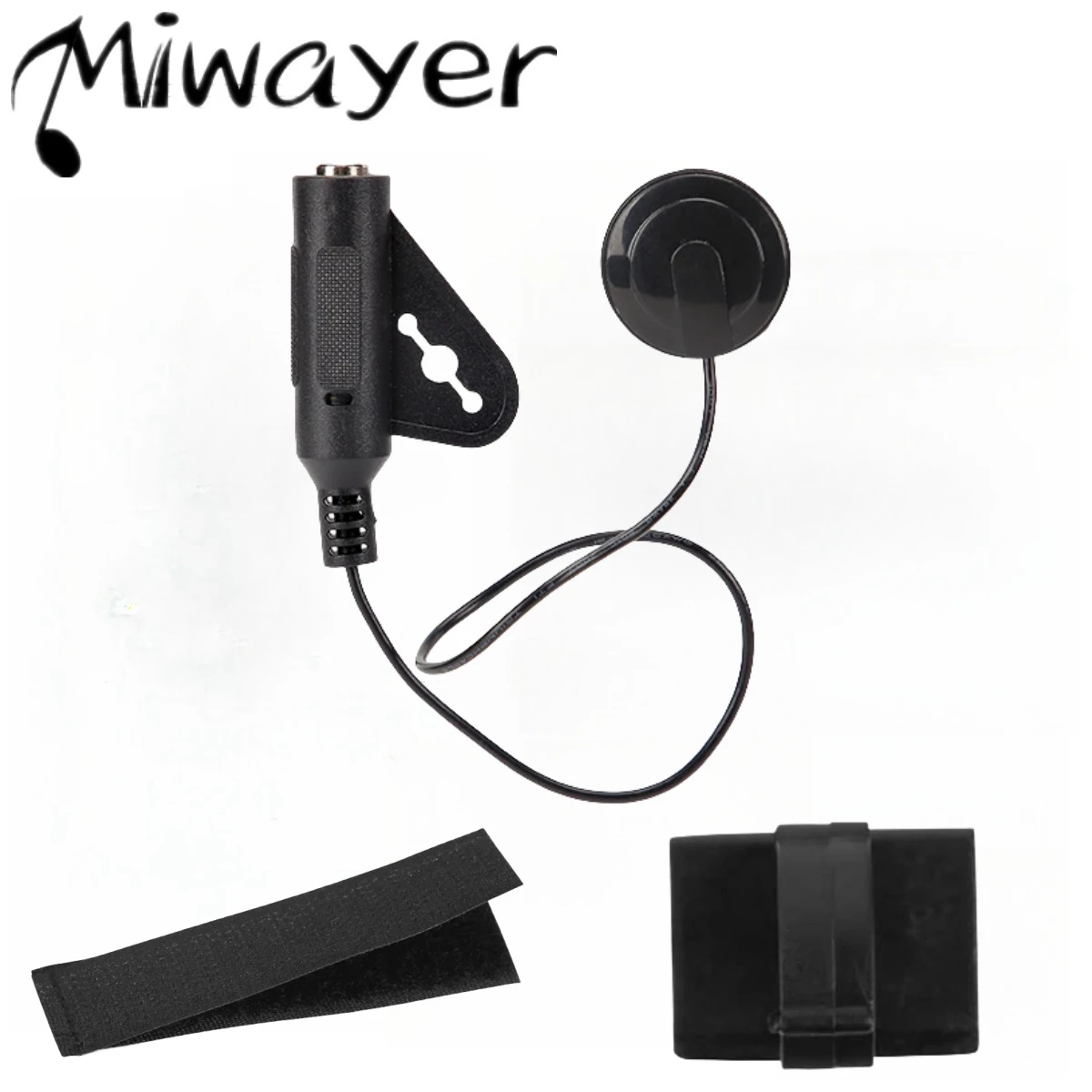 Miwayer Contact Microphone Piezo Pickup Acoustic Guitar Microphone Pickup Cello Banjo Ukulele Mandolin Violin Guitar Accessories