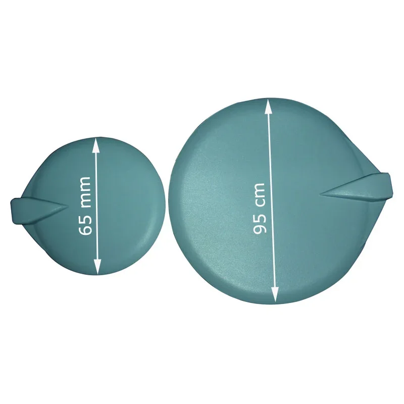 95*95 Mm 10 Piece Round Silicon Electrode Pads Circle Tens Carbon Electrodes/silicone Rubber Electrodes Pads for Tens Machine