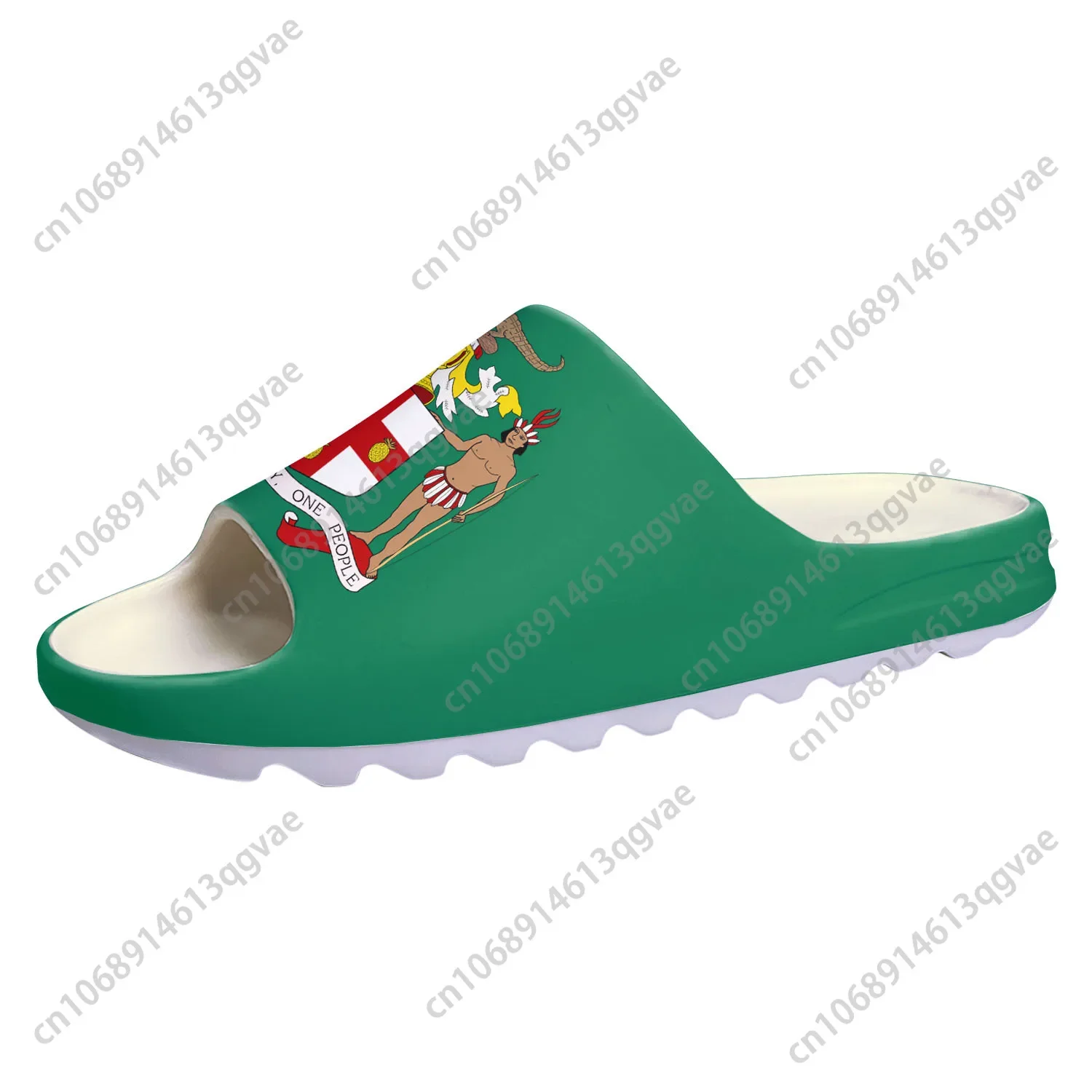 Jamaican Flag Soft Sole Sllipers Home Clogs Step on Water Shoes Mens Womens Teenager Beach Jamaica Customize on Shit Sandals