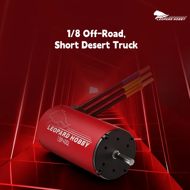 FATJAY Leopard Hobby LBP4082 Brushless Motor Four-pole inner rotor 1600KV 2200KV Motor RC Car Power Upgrade Model