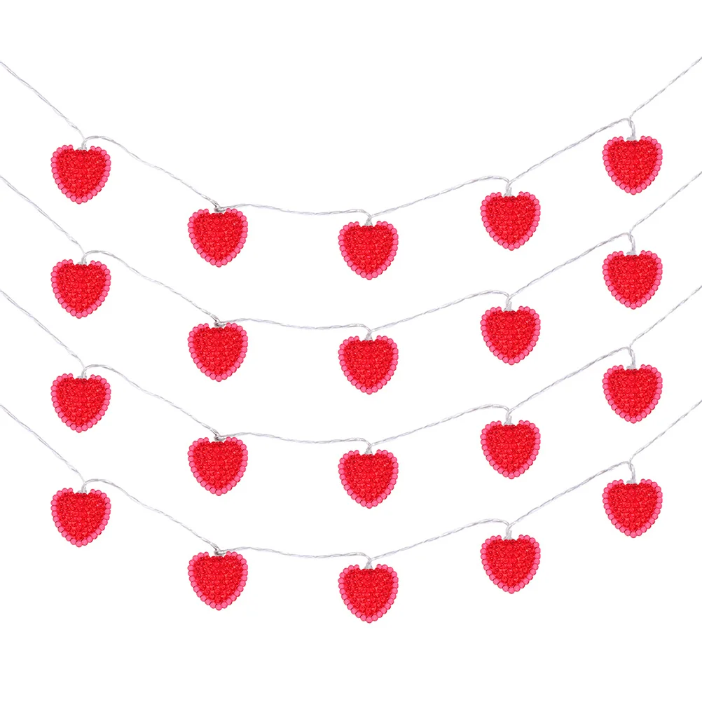 

Heart String Lights Led Fairy Light For Bedroom Party Decor Indoor Outdoor Valentine Wedding Operated Lamp