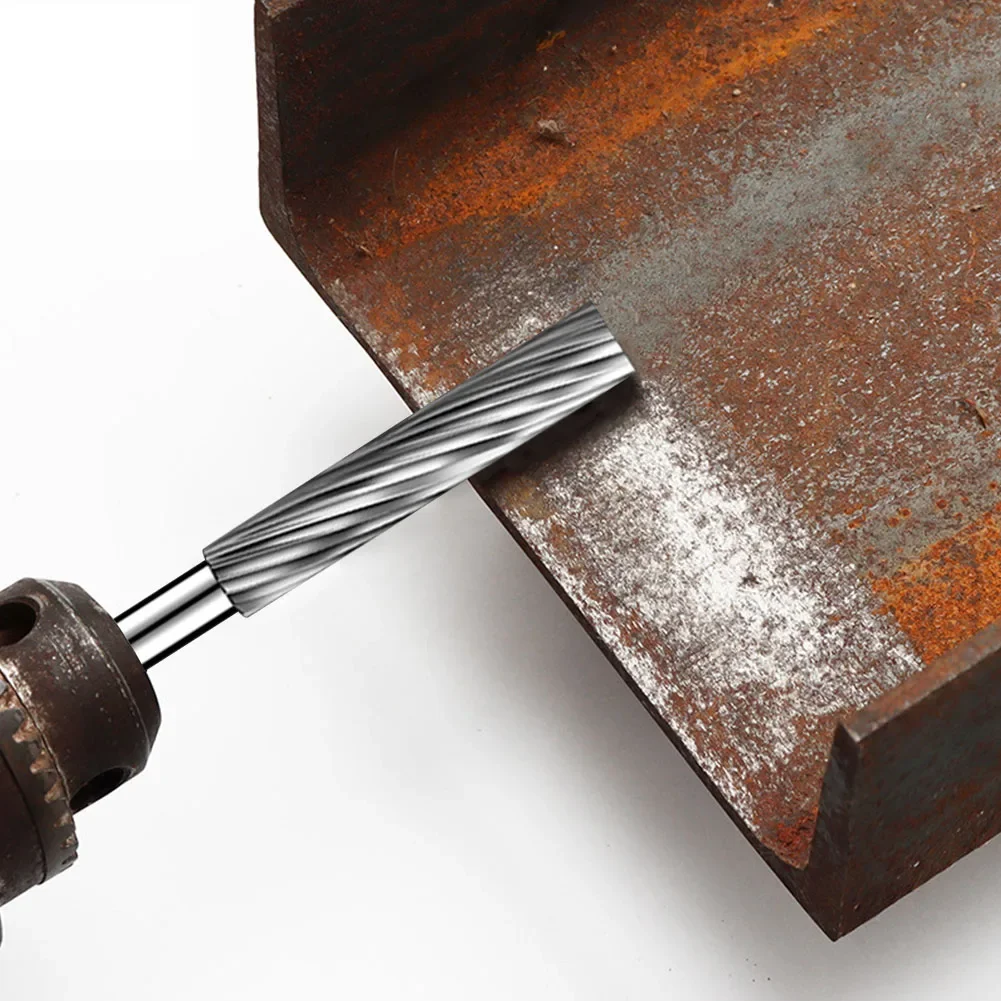 1PC 3mm 4mm 5mm 6mm Shank Rotary Burr Tool Diamond Coated Cylindrical Burr Shank Rotary Burr Rotary Power Tools