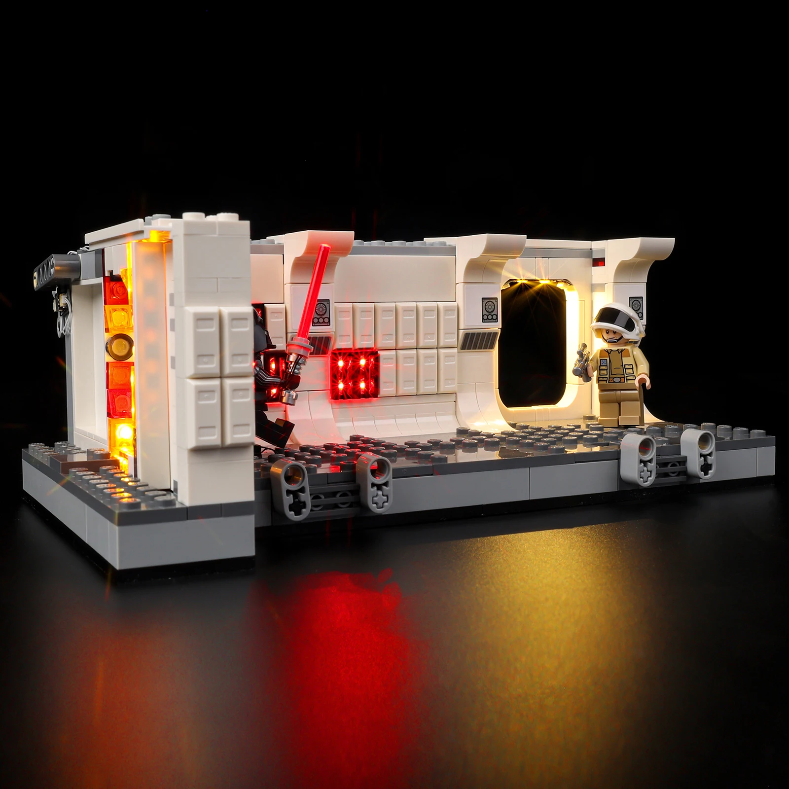 مجموعة إضاءة LED بدون نموذج مناسبة لصعود LEGO Star War The Tantive IV 75387 (باستثناء مكعبات البناء)