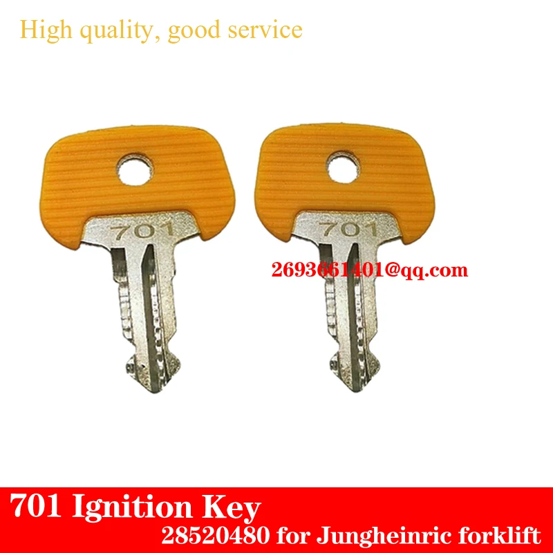 2 PCS 701 Key ,28520480Forklift Ignition Key  For Jungheinrich Trucks.