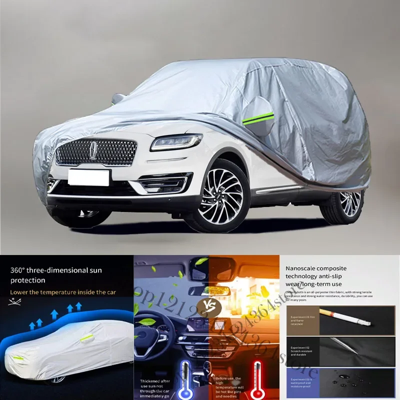 

For Lincoln Nautilus Auto Anti snow Anti dust Anti-uv Anti peeling paint And Anti Rainwater 210t car cover Car cover protection