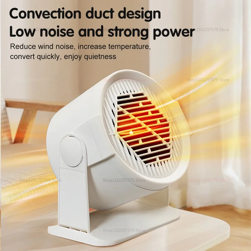 Portable Warm Air Blower Small Electric Heater Energy Saving Foot Heater Household Instant Heating Compact Foot Warmer forWinter