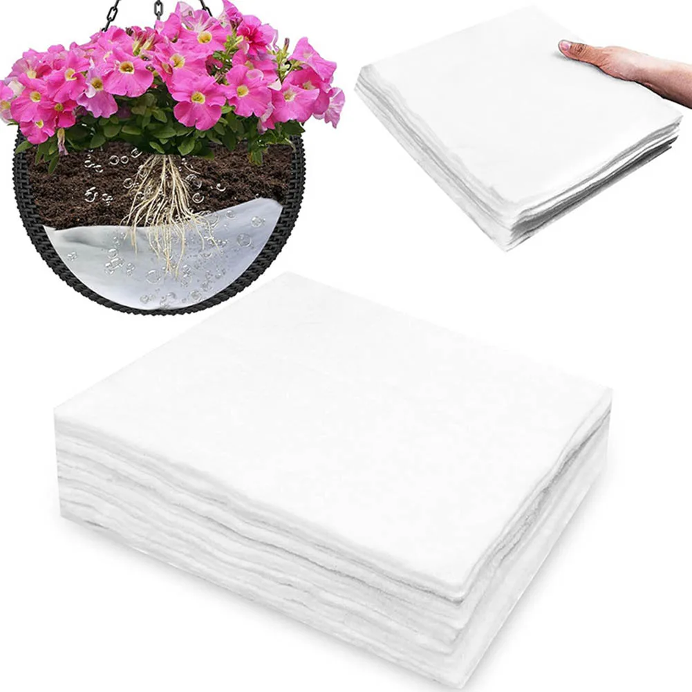 

Automatic Watering Solution Cotton Pads for Hanging Flowerpots Reduces Watering Frequency and Supports Healthy Plant Growth