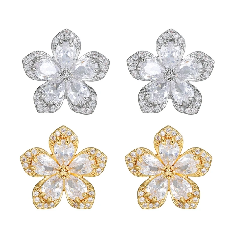 CORA Flower Earbud Charm Sparkling Accent für Freeclip 1/2 Earbud, Blumenakzent