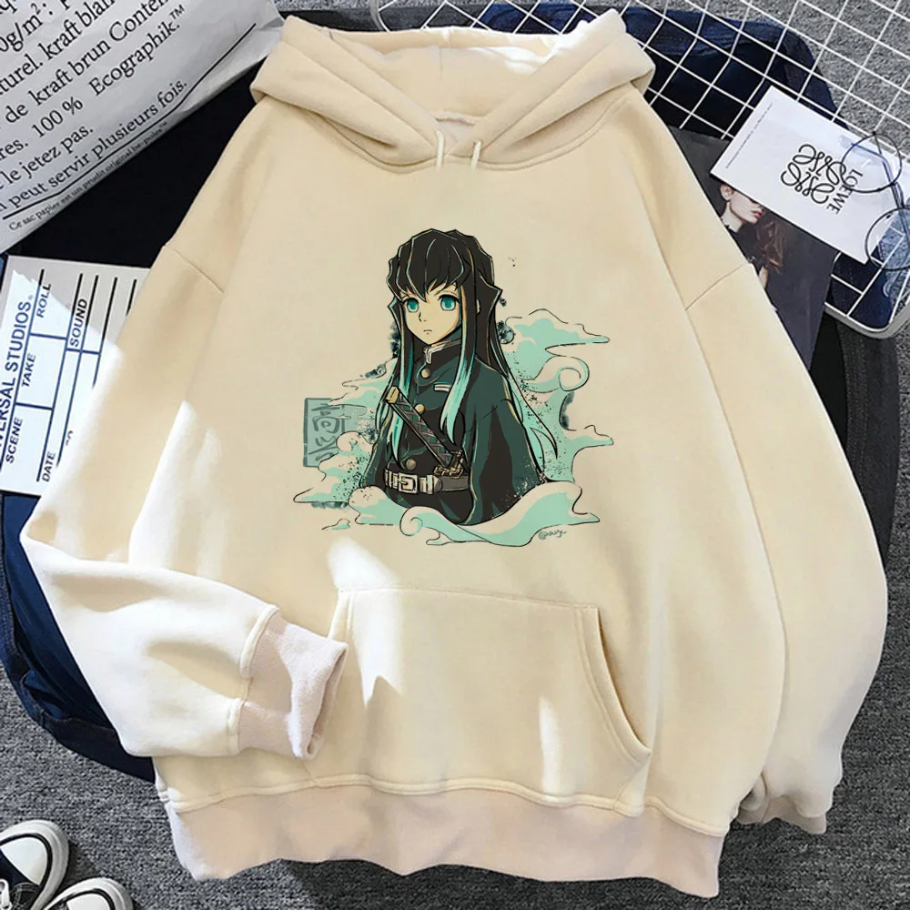 

Muichiro Tokito hoodies women 90s japanese sweat y2k Kawaii Hood female aesthetic Hooded Shirt