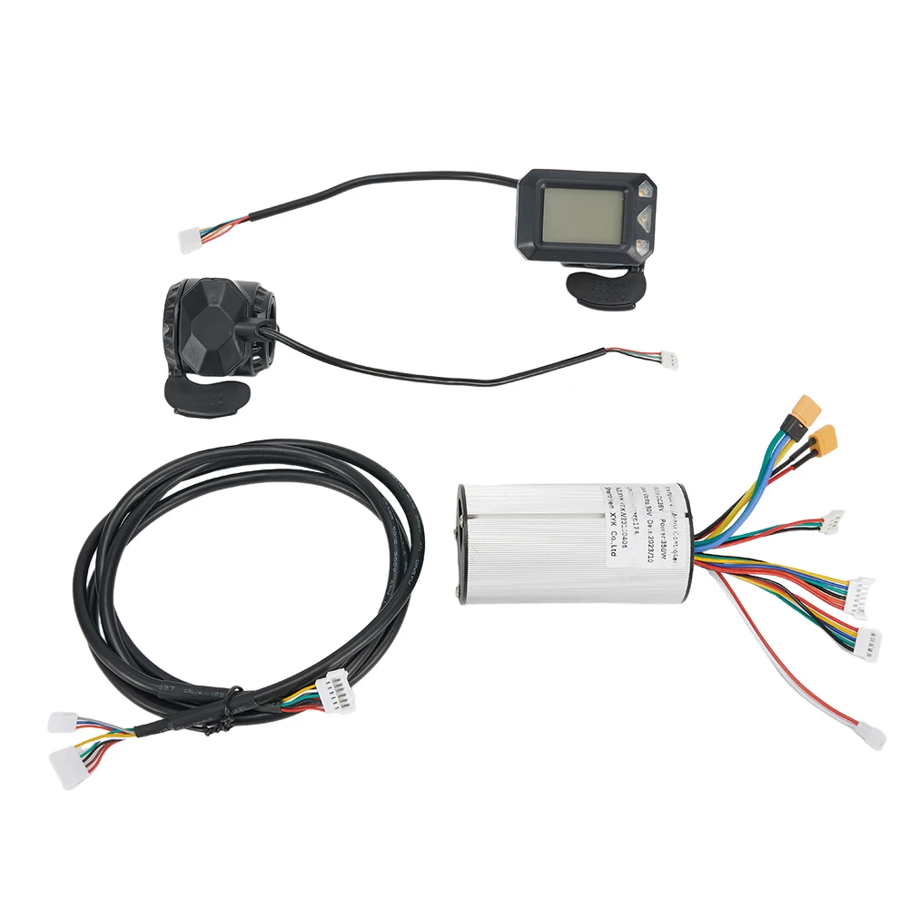 Experience Superior Performance with a 5 5in Carbon Fiber Electric Scooter Bike Controller LCD Monitor Brake Set