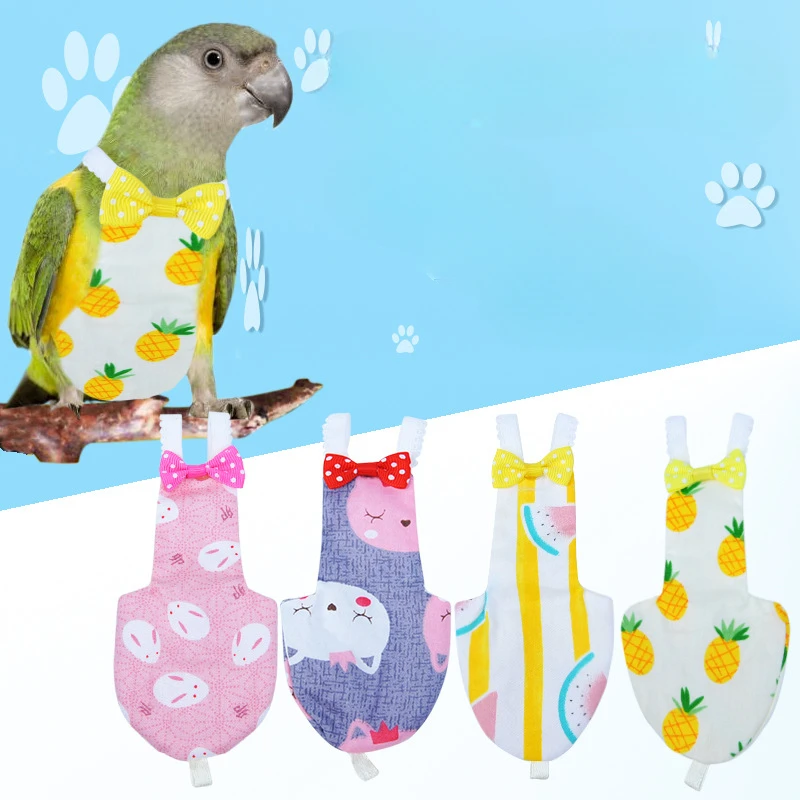 Pet bird clothing, parrot clothing, diapers, pockets, diapers, pigeon flight clothing, pet supplies