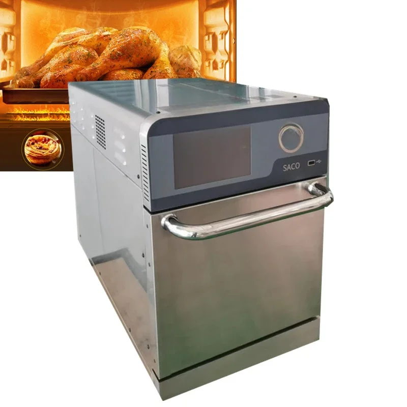 hot air microwave rapid speed oven for hamburger beef