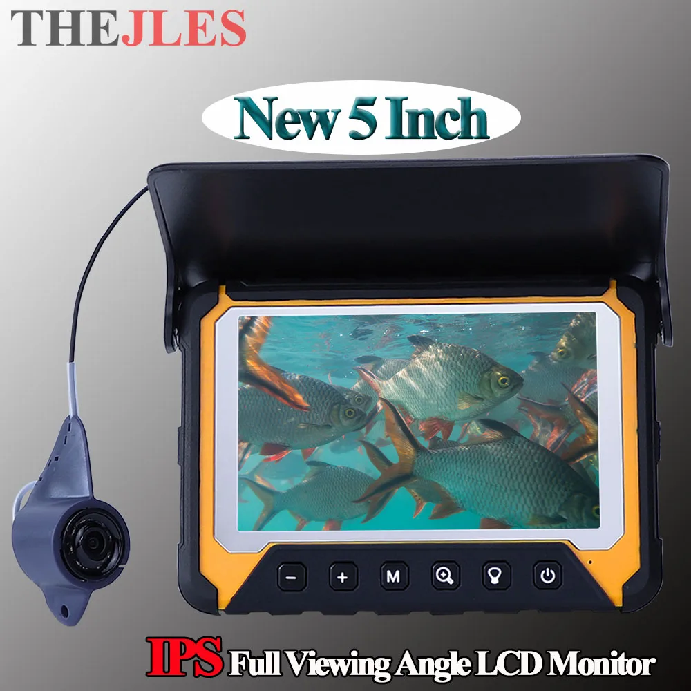 Imagem -03 - Polegada Fish Finder 1000tvl Câmera de Pesca com Cabo 15m Luzes ir com Visão Noturna Câmera Subaquática Como um Presente para Fishman hd