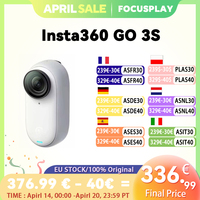 Insta360 New GO 3S – 4K Tiny Camera, Portable and Versatile, Hands-Free, POV, Mount Anywhere, Stabilization