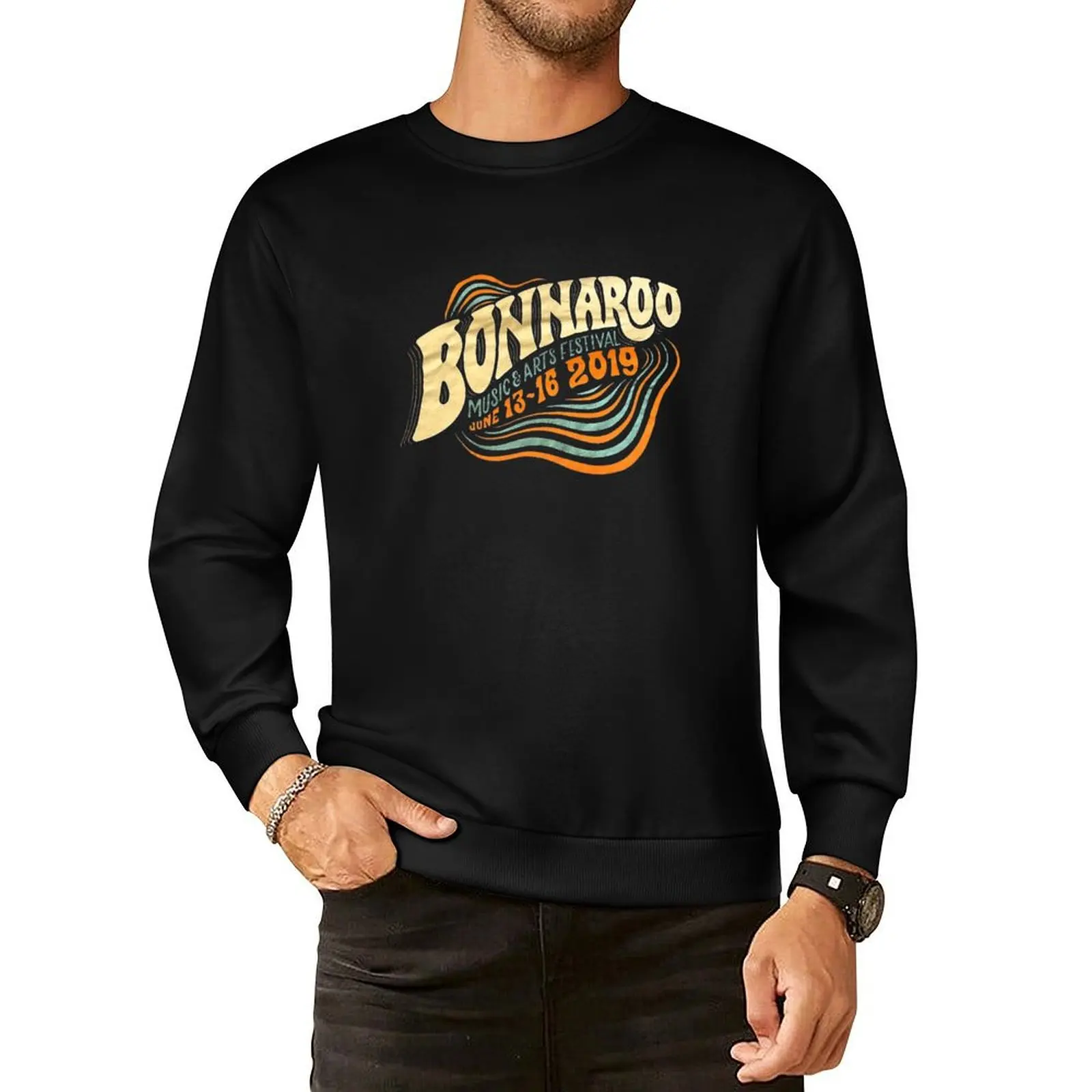 

Bonnaroo vintage Pullover Hoodie tracksuit mens clothes new in hoodies & sweat-shirt