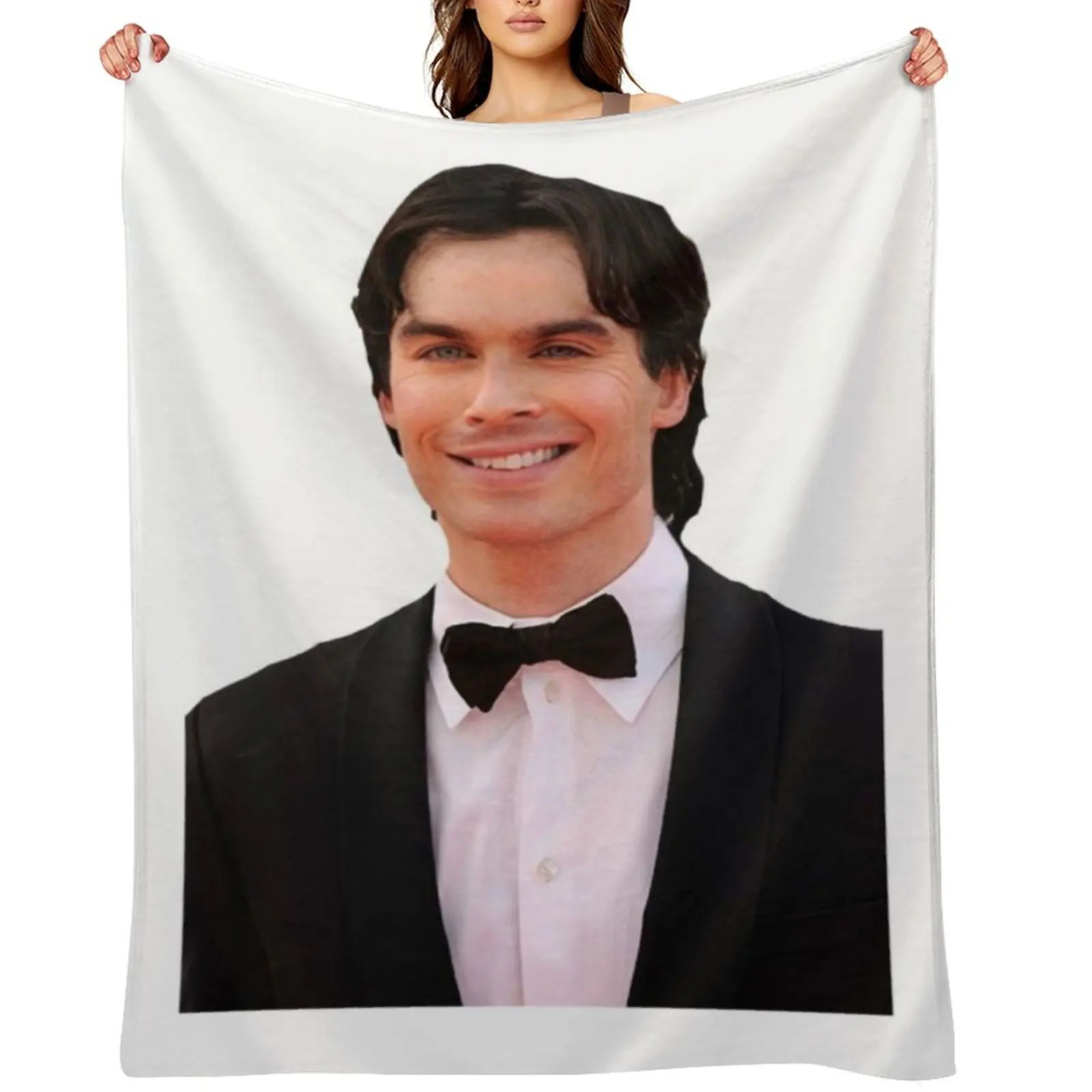 

Ian Somerhalder (aka Damon Salvator) Throw Blanket Luxury Sleeping Bag Fashion Sofas anime Blankets