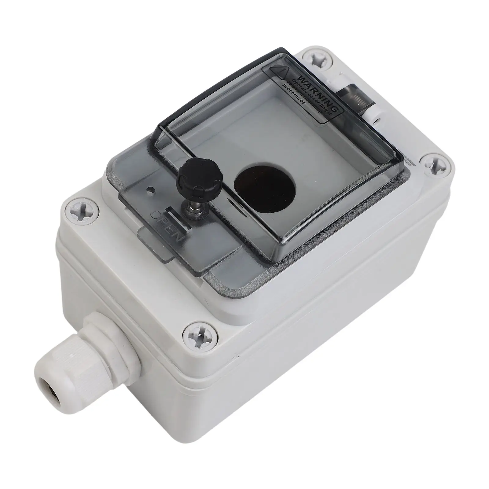 

IP66 Waterproof Outdoor Control Button Box with Single Hole Enclosure and Leak Proof Button Cover for Industrial Environments
