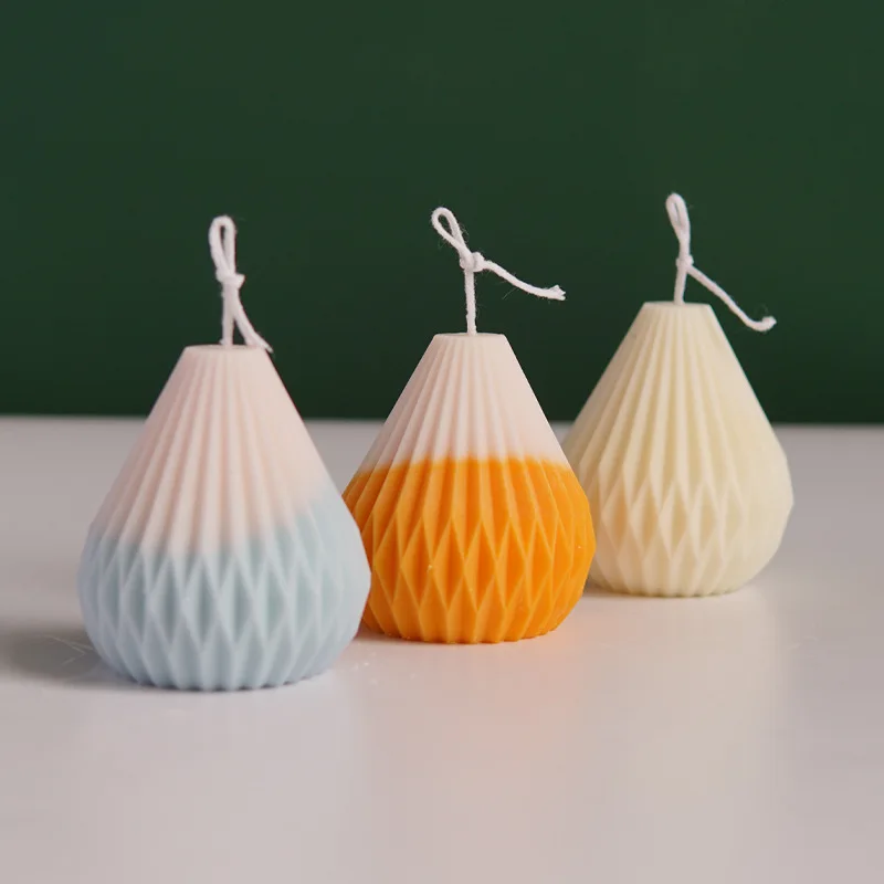 DIY Aesthetic Coral Shell Silicone Mold Striped Pear Scallop David Aromatic Candle Making resin Soap craft supplies Home Decor - Image 5