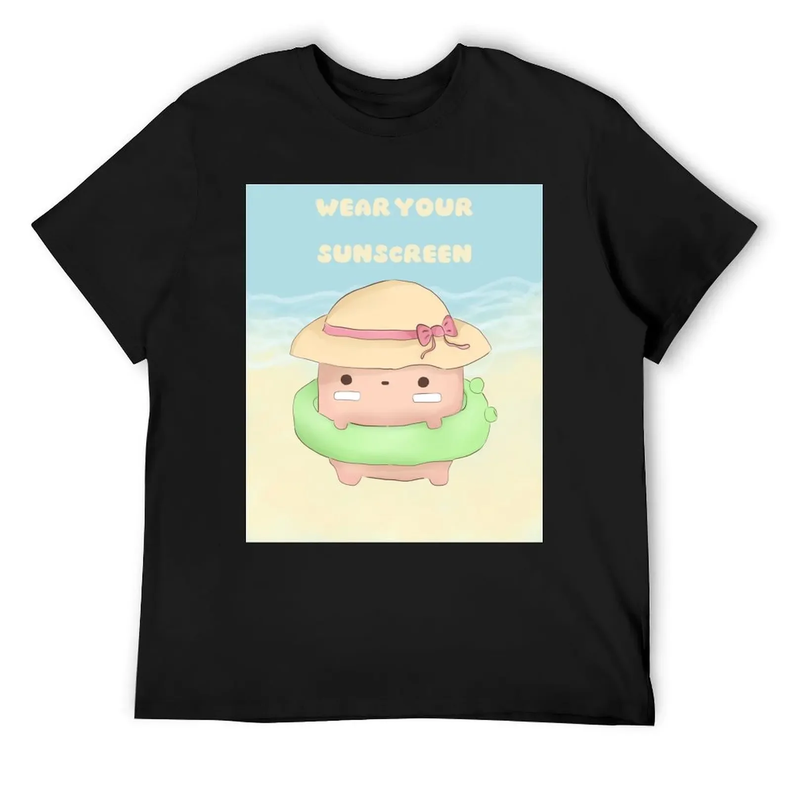 Tato of Sunscreen, wear your suncreen like tato T-Shirt street wear cute tops sublime anime t shirts t shirts for men pack