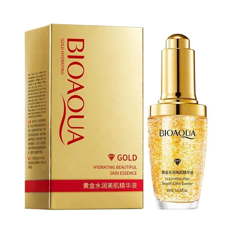 24K Gold Essence Serum Whitening Moisturizing Day Creams & Moisturizers New Face Skin Care