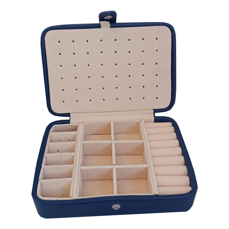 

New Design Fashion High Grade Leather Jewelry Box Large Capacity Hot Selling