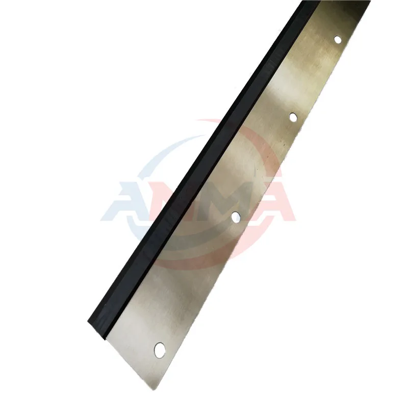 

10pcs Heidelberg MO Printing Machine Rubber Wash up Blade 58.010.180 710*60*0.5mm 8 Holes