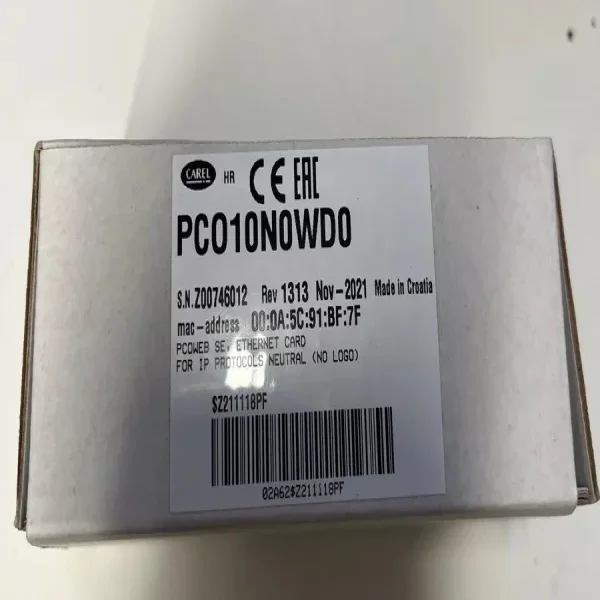 

2026 Pco Pco10b0wb0 Rev 1313 Ethernet Card Bms Bacnetip Brand New Original Spot Plc