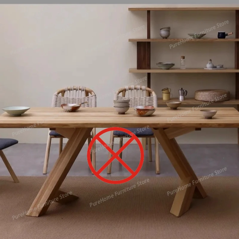 

Large Board Table Tea Table Household Simple Office Modern Dining Table Creative Popular Home Furniture Tavolo Da Pranzo XY40CZ