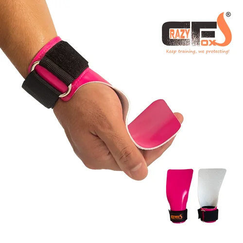 Imagen 2 del producto Empuñaduras de levantamiento de peso libre de tiza de goma, correas resistentes, ganchos de elevación de energía alternativa para calles de soporte de muñeca Deadlift