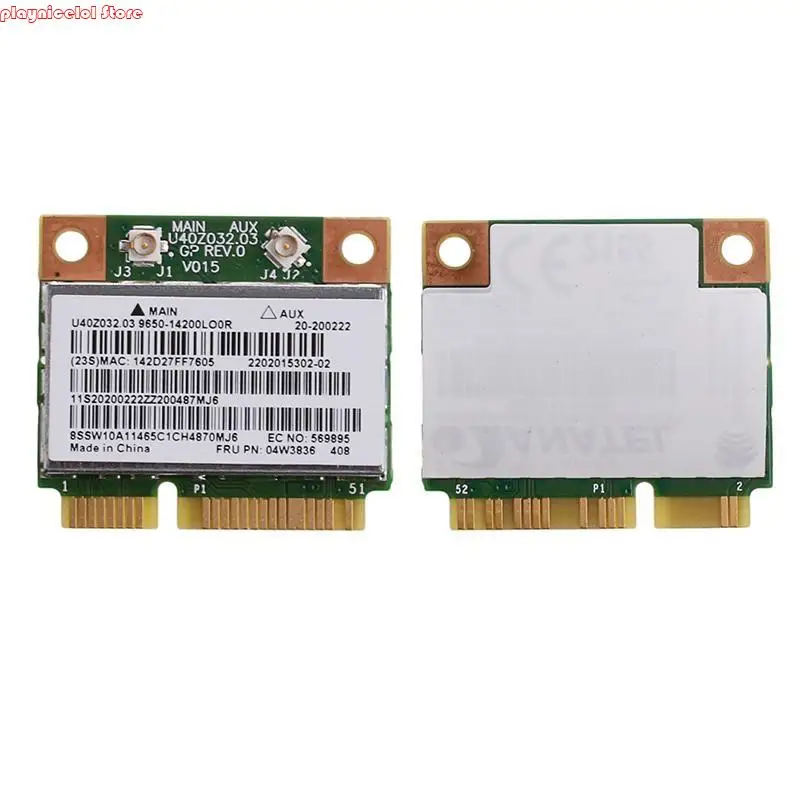 E8BA BCM943142HM WiFi +BT4.0 G500 용 하프 미니 PCIE 무선 카드