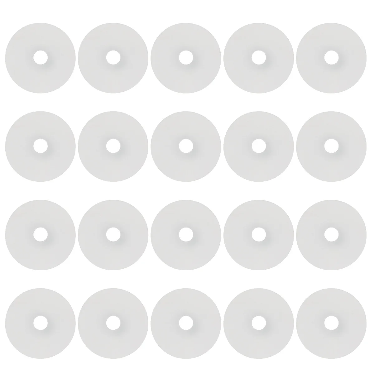 20Pcs Transparent Bike Air Nozzle Pads Durable Glue Stickers for Mountain Bike Tire Protection Rim Gas Air Nozzle Washer