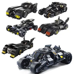 Speed Racing Super Hero Batmobile Joker Vehicle Car Weapon Assemble Figures Building Blocks Sets Classic Movie Model Bricks Toys