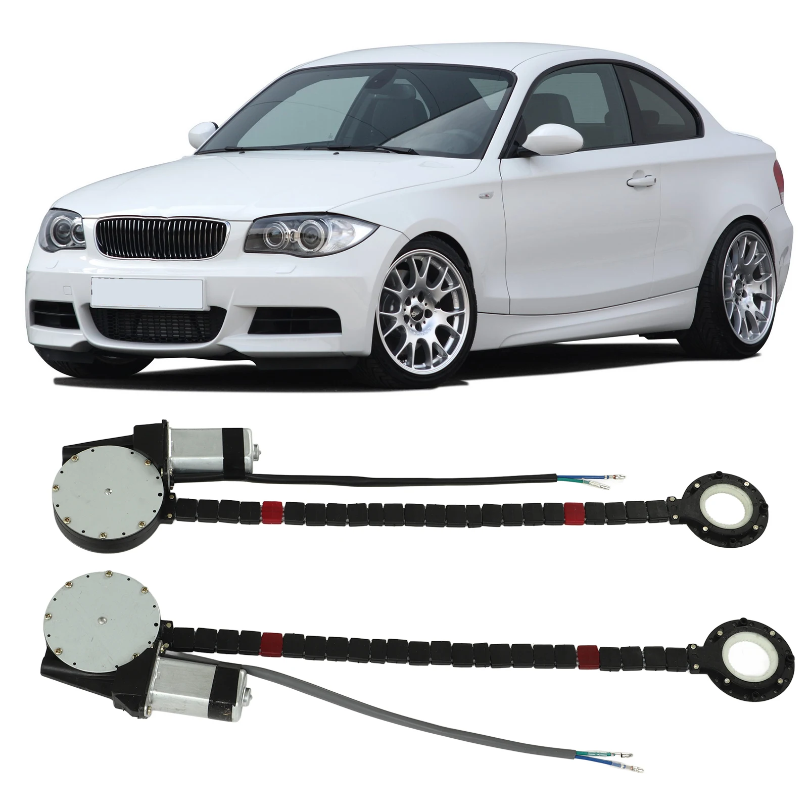 

Power Window Conversion Kit High Efficiency Strong Power Window Lift Regulator Kit for 2 Door Pickup Trucks