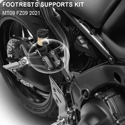 New Rear Pedal Lowering Kit For Yamaha MT09 FZ09 MT 09 FZ 09 mt 09 fz 09 Motorcycle EVO Passenger Footrests Supports Kit 2021