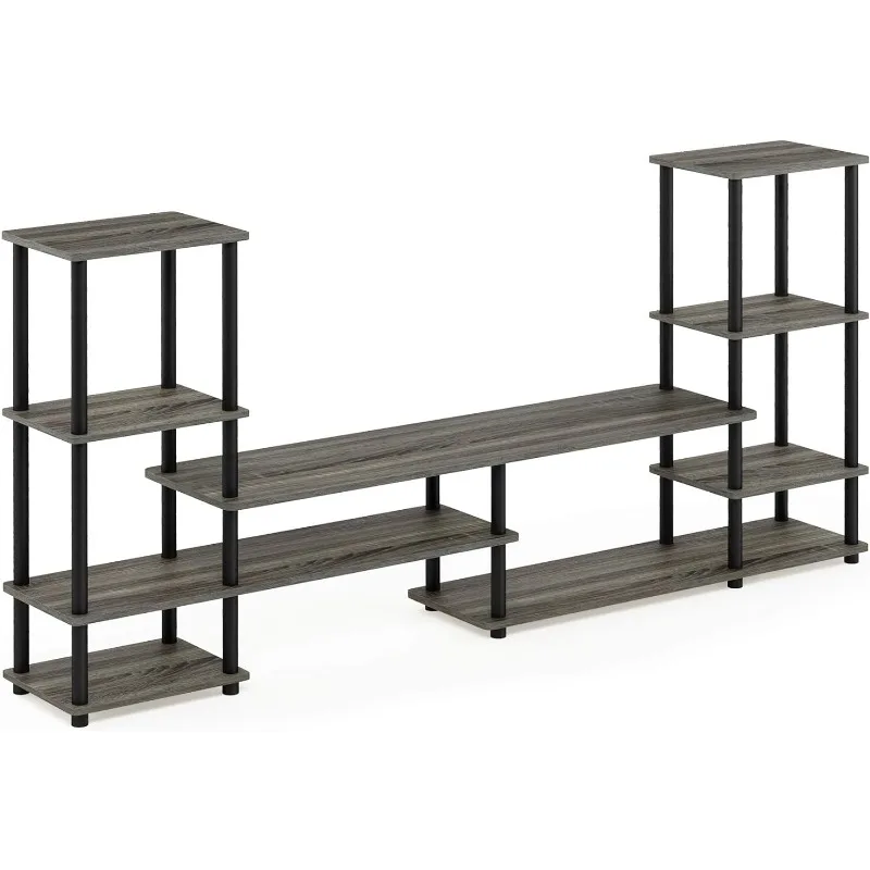 

Turn-N-Tube Grand Entertainment Center, French Oak Grey/Black