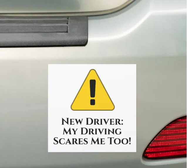 Funny WARNING Magnetic Car Sticker Custom Warning Sign Magnet Decal Reusable Auto Bumper Door Decor Sticker For Car Truck Van