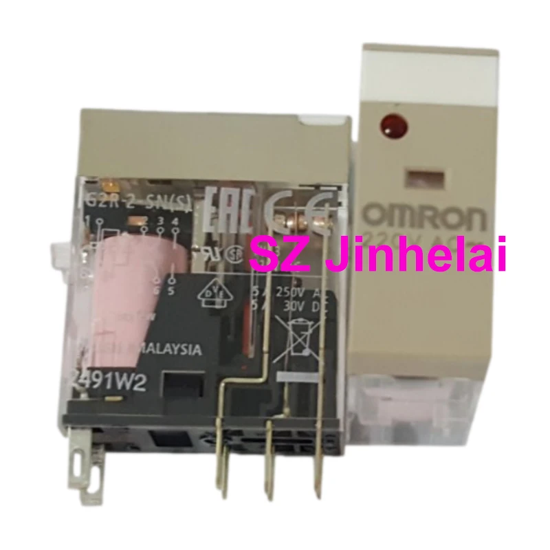 10pcs Authentic Original Omron G2R-2-SN DC24(S)  AC220(S) AC110(S) Intermediate Relay 8pin G2R-2-SN(S) 24VDC 220VAC 110VAC