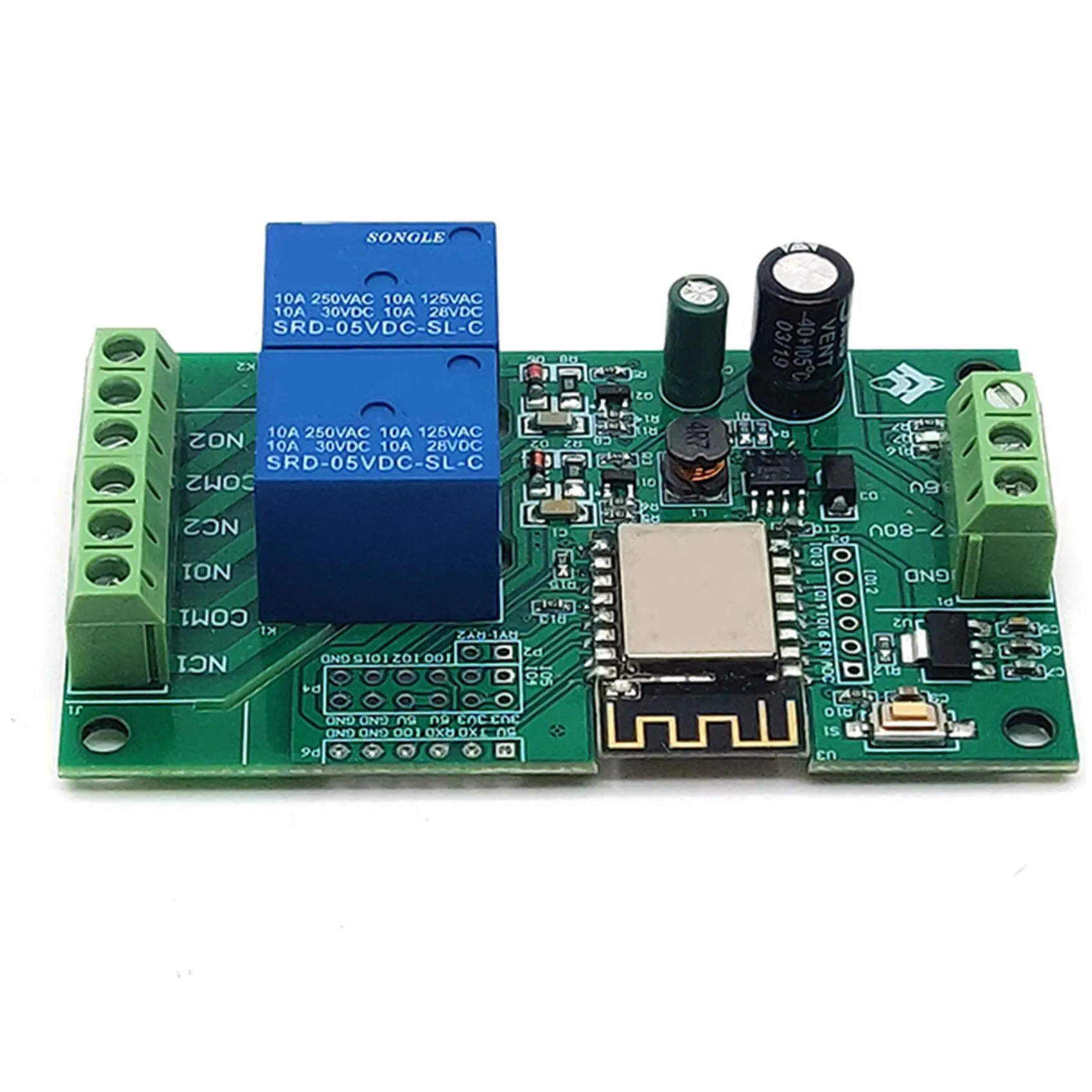 

2X ESP8266 ESP-12F WIFI релейный модуль 2CH 5 В/8-80 В релейный переключатель развивающая плата для ARDUINO IDE-ABYA