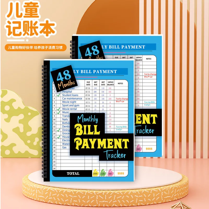 Bill Payment Tracker Notebook for Expenses Budget Planner Financial Organizer Money Management Ledger gift