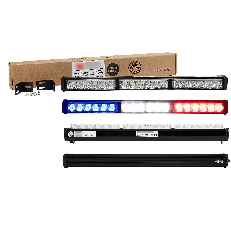 Automotive General Purpose 12/24v Light Emitting Diode Strobe Light Front Grille Ambulance Crane Vehicle Collision Warning Syst