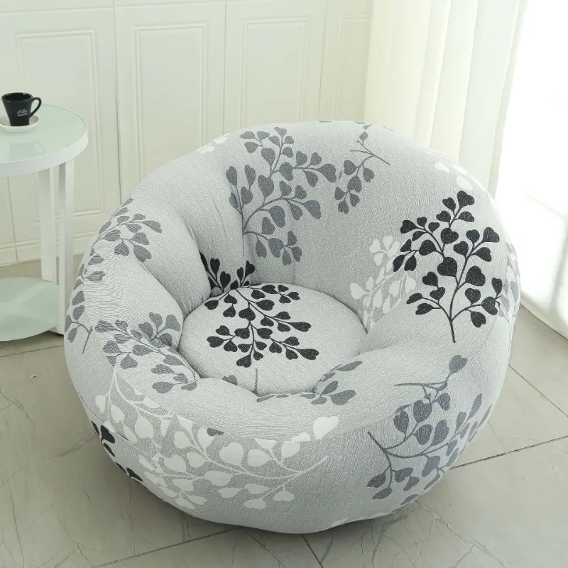 Bean Bag Chair Cover Single Sofa Lazy Couch Tatami Living Room Bedroom Lovely Leisure Single Chair Reading Chair Balcony