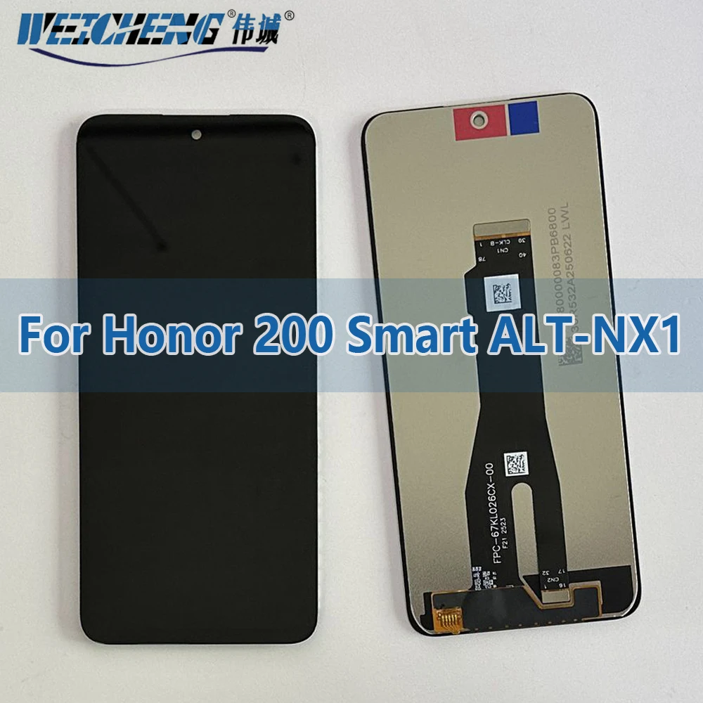 6,8-дюймовый дисплей для Huawei Honor 200 Smart ALT-NX1, дигитайзер сенсорного экрана в сборе для Honor200 Smart LCD с рамкой