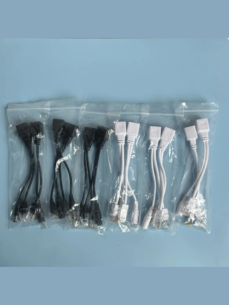 12-48v POE Cable Passive Power Over Ethernet Adapter Cable POE Splitter RJ45 Injector Power Supply Module For IP Camera