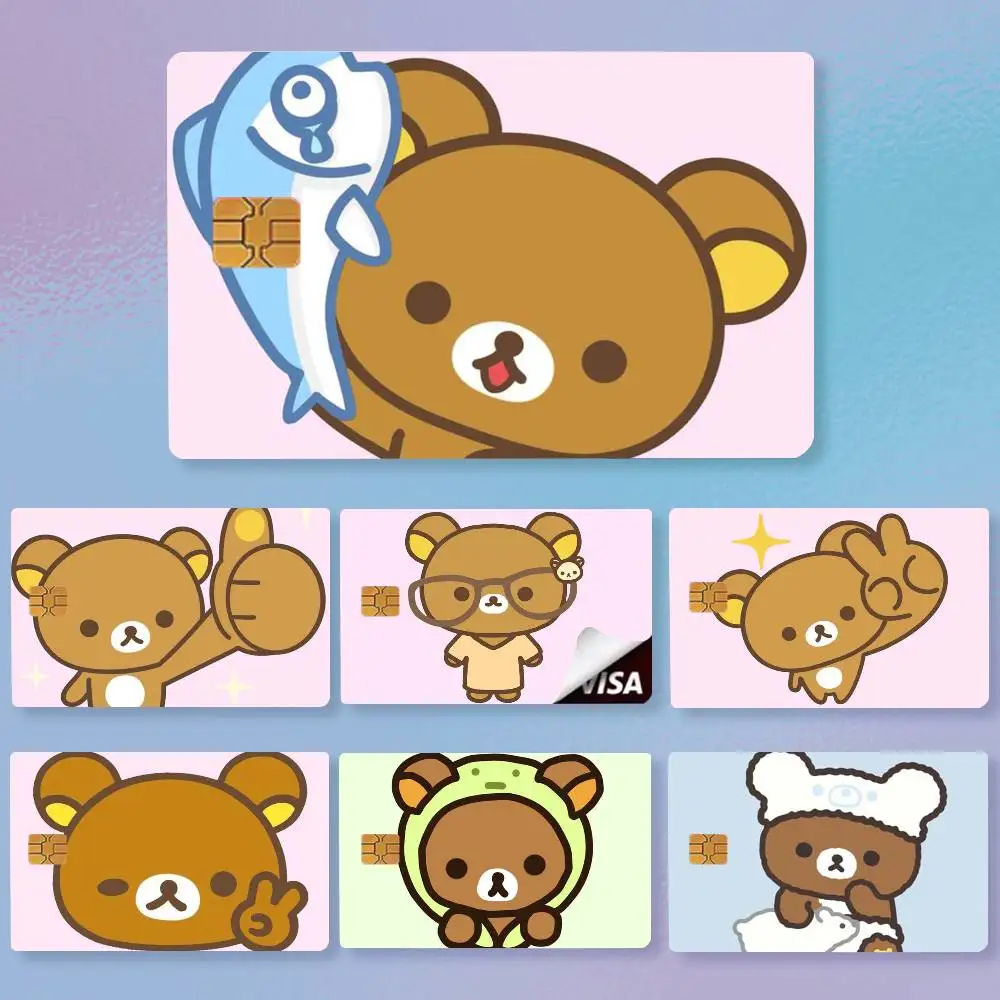 Rilakkuma Customizable Soft  High Definition Matte PVC Film Tape | For Credit Card, Debit Card Stickers & Gift Decoration