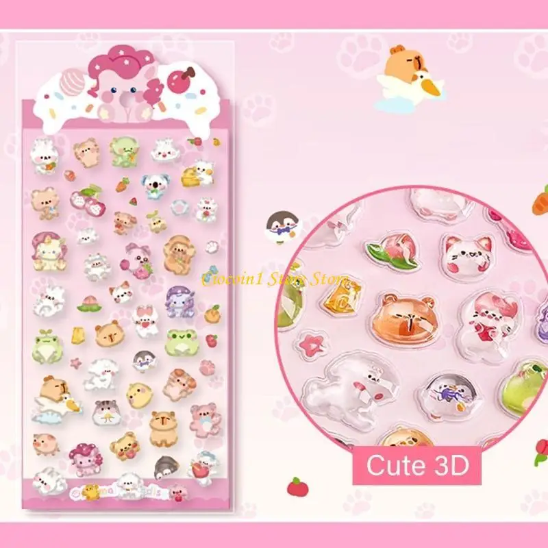 A3PC Animal Stickers Ocean Animal Butterfly Desert Desert Deser