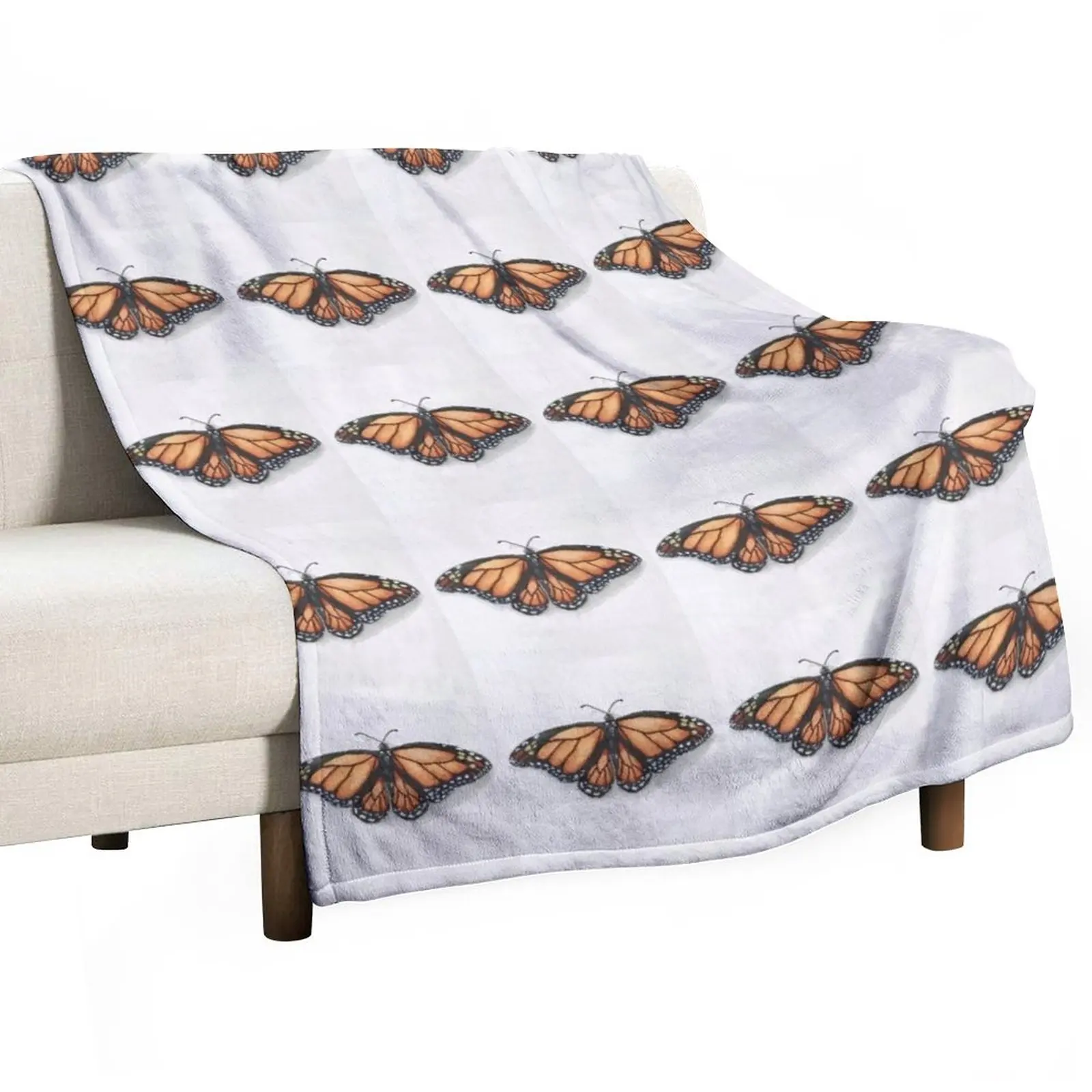 

Monarch Butterfly Throw Blanket Decorative Sofa Blanket Beautiful Blankets