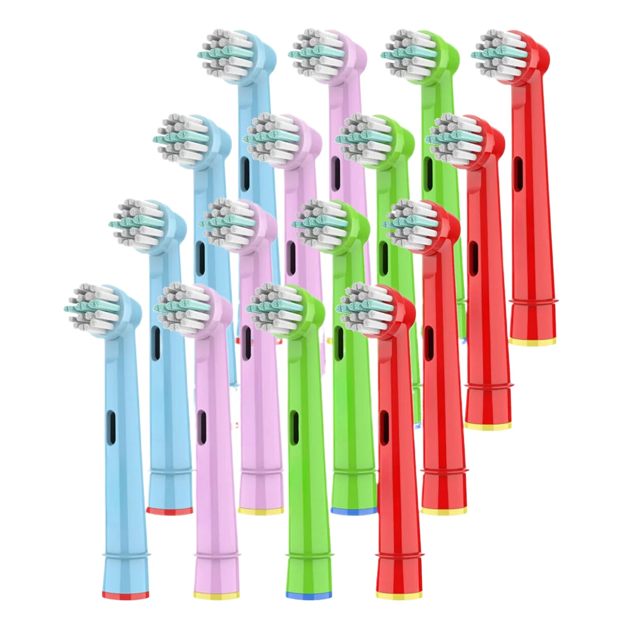 16 Pcs Kids Toothbrush Replacement Heads ​for Oral B Electric Toothbrush Replaced Brush Heads Soft Bristles for Children